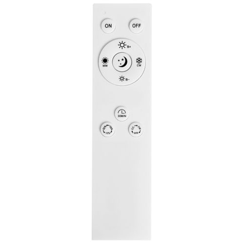 Plafonnier À LED Velora Avec Télécommande Avec Variateur Argenté