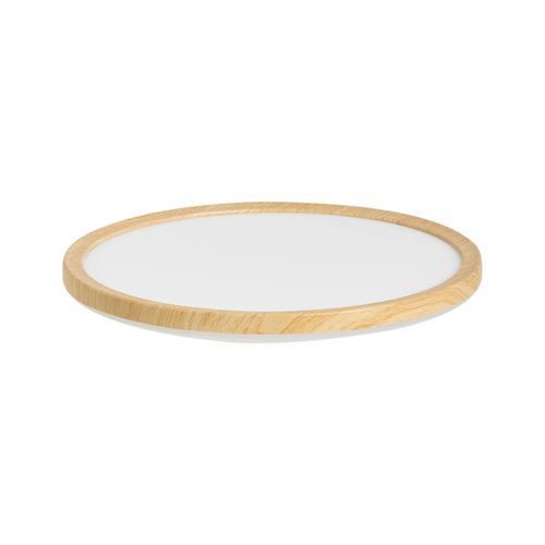 Plafonnier À LED Velora Avec Télécommande Avec Variateur Marron Clair