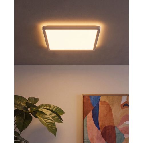 Plafonnier À LED Tivora Avec Télécommande Avec Variateur Blanc