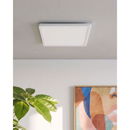 Plafonnier À LED Tivora Avec Télécommande Avec Variateur Blanc