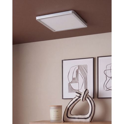 Plafonnier À LED Tivora Avec Télécommande Avec Variateur Argenté
