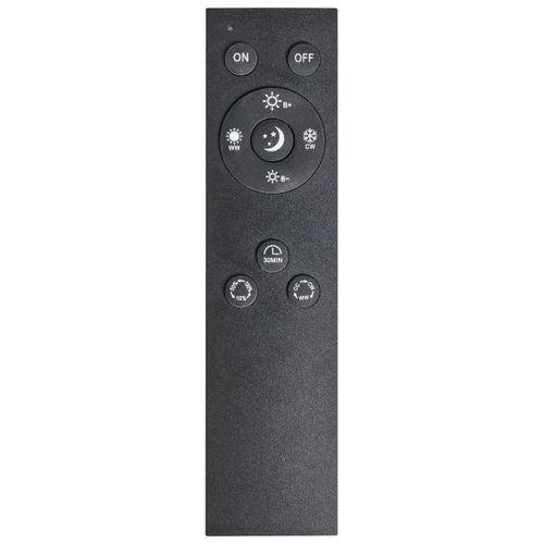 Plafonnier À LED Tivora Avec Télécommande Avec Variateur Noir