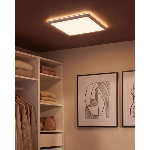 Plafonnier À LED Tivora Avec Télécommande Avec Variateur Blanc