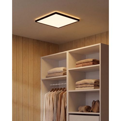 Plafonnier À LED Cereon Avec Télécommande Avec Variateur Noir