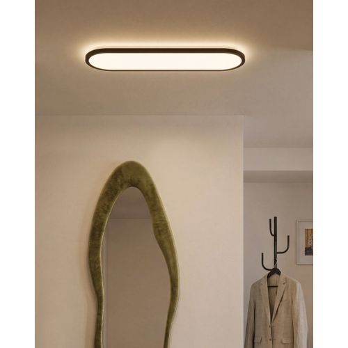 Plafonnier À LED Clarella Avec Télécommande Avec Variateur Noir