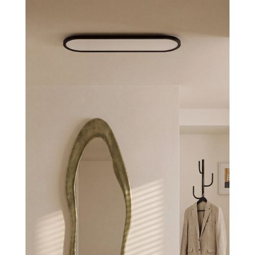 Plafonnier À LED Clarella Avec Télécommande Avec Variateur Noir