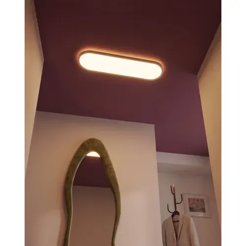 Plafonnier À LED Clarella Avec Télécommande Avec Variateur Blanc