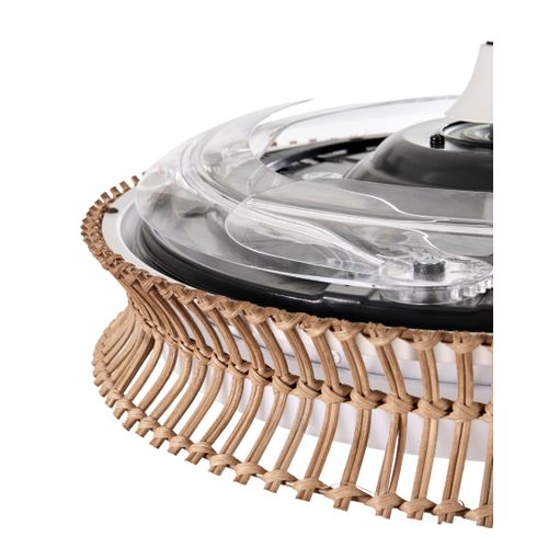 Ventilateur De Plafond Avec Lampe Oleta Avec Télécommande LED Blanc