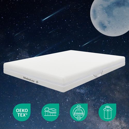 Matelas Mousse Froide 160x200 Cm LUNEVIA - 7 Zones épaisseur 20cm Fermeté H2/h3