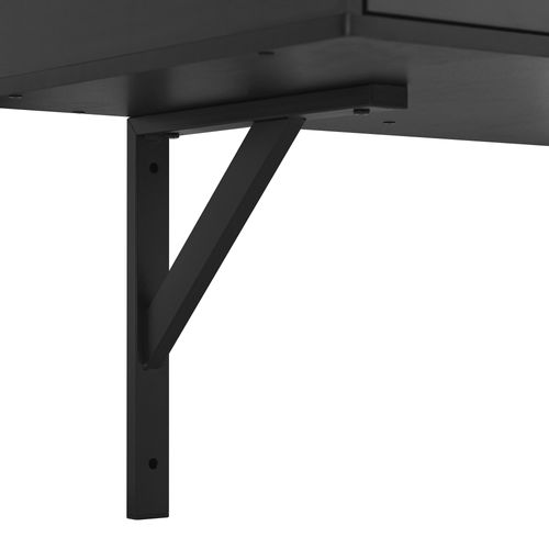 Coiffeuse Suspendue 100x45x105 Cm Avec Miroir, 3 Tiroirs, Prises ...