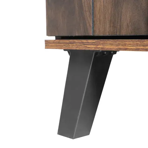 Meuble à Chaussures Moderne 80 X 35.5 X 110Cm, 5 Compartiments, Étagères Réglables, Marron