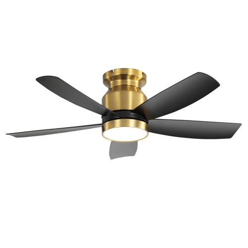 Ventilateur 106,68 Cm Avec LED, Moteur Dc, Fonction Mémoire, Minuterie (1/4/8h), Abs, Noir