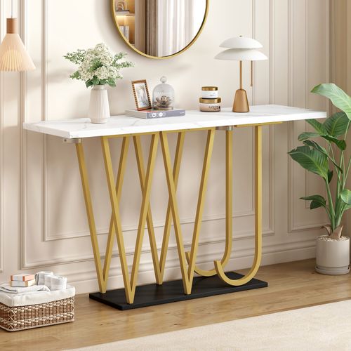 Buffet De Cuisine Bar Avec 2 Portes, 3 Tiroirs, étagères Réglables Et LED Intégré - Blanc Brillant