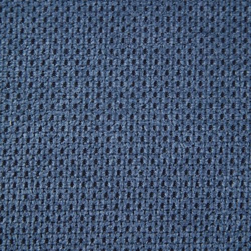 Lot De 2 Chaises De Salle à Manger Avec Dossier Enveloppant Et Clous En Chenille Bleu