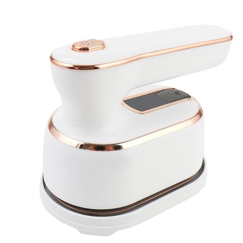 Défroisseur Vapeur à Main, Poignée Pivotante 180°, Réservoir 100 Ml, Chauffe 15 S, 150°c, Blanc