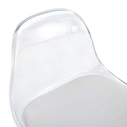 Tabouret De Bar 82/104x39x33 Cm, Assise Haute, Réglable En Hauteur, Pivotant à 360°, Blanc