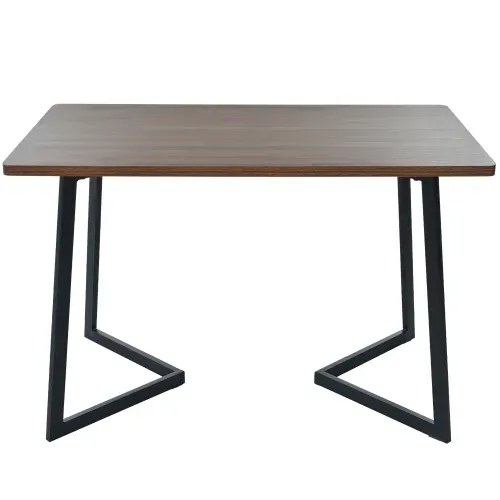 Ensemble Table Et Chaises, Table à Manger 117 Cm Avec Pieds Métal Et 4 Chaises En Velours Beige