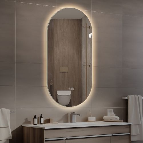 Miroir De Salle De Bain LED Tactile Antibuée 60 X 120 Cm
