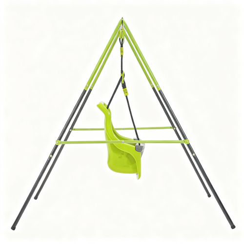 Balançoire Bébé Pour Intérieur/extérieur Avec Siège De Sécurité En Acier Vert