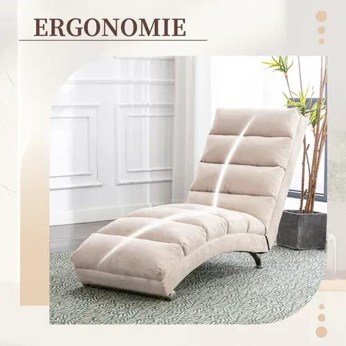 Fauteuil Massant Électrique Relax, 5 Programmes, Capacité 250 Kg – Beige