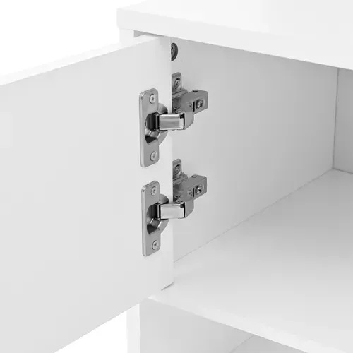 Meuble D’entrée - Banc - Patères - Vestiaire Multifonction Avec Rangement - Blanc