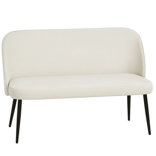 Canapé 2 Places - Canapé Design Avec Coussin Épais - Meuble De Salon Moderne - Confortable - Beige