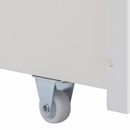 Lit 90x200 Blanc Avec Tiroirs Et Tête De Lit Bibliothèque Pour Chambre