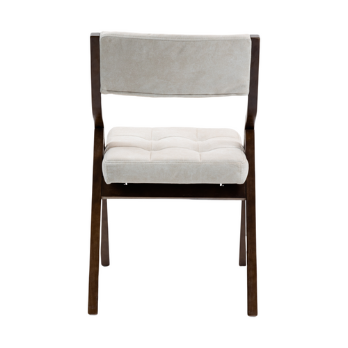 Chaise Pliante Crème Avec Coussin Rembourré Pour Salle à Manger