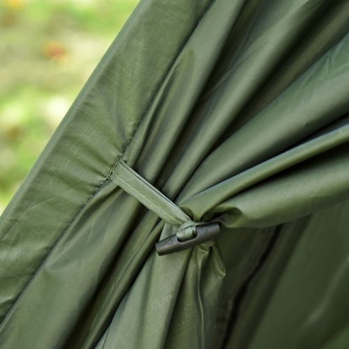 Lit De Camping 2 Personnes 193 X 136 Cm Avec Tente Et Matelas Pneumatique Vert