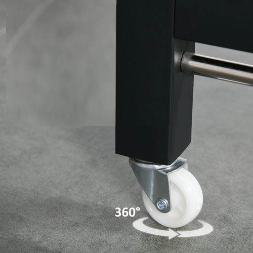 Table à Manger Pliante Marron 118 X 70 X 76,5 Cm Pour Cuisine