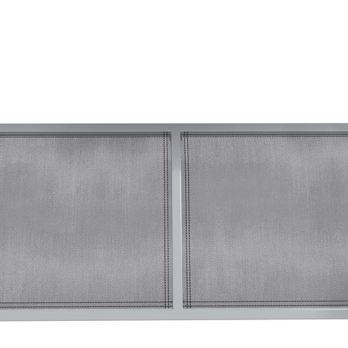 Balancelle De Jardin 3 Places 170 Cm Avec Structure En Acier Gris
