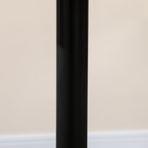 Table à Manger Ronde Noire D.70 Cm Pour Petits Espaces