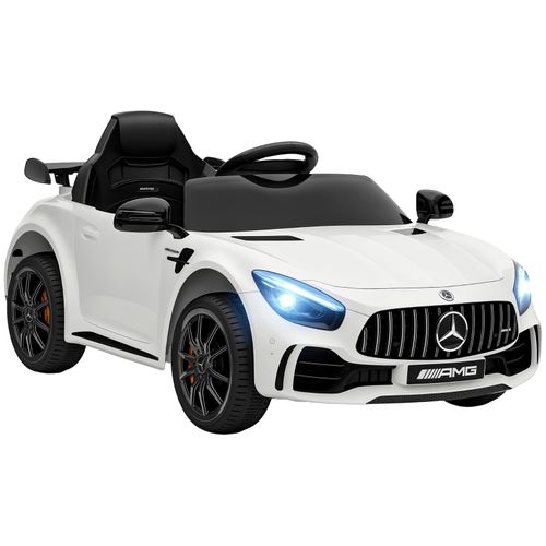 Voiture électrique Enfant Blanche 12v 3-5 Km/h Avec Télécommande Pour Conduite