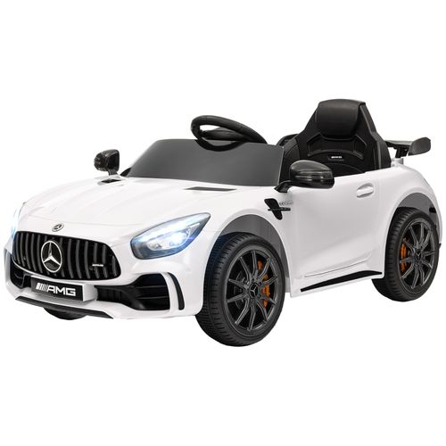 Voiture électrique Enfant Blanche 12v 3-5 Km/h Avec Télécommande Pour Conduite