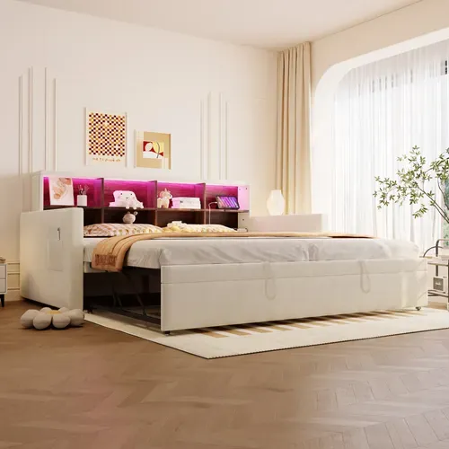 lit gigogne 90x190 Cm Avec Lit Gigogne Beige