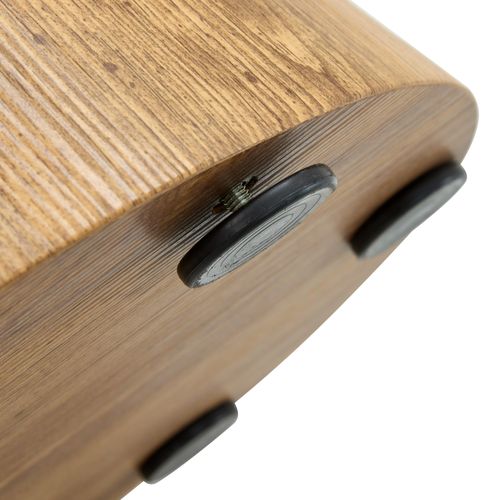 Bout de canapé Ronde 60 Cm Avec Plateau En Mdf Aspect Bois