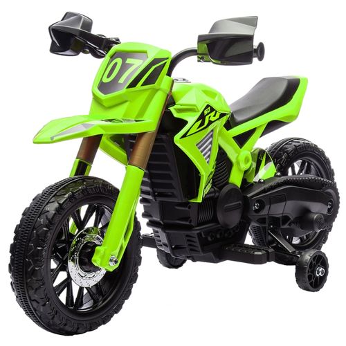 Moto électrique Enfant Verte 105 X 57 X 62 Cm Pour Balades Dès 3 Ans