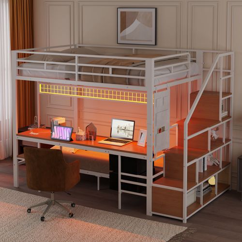 Lit Superpos Avec Bureau Intgr