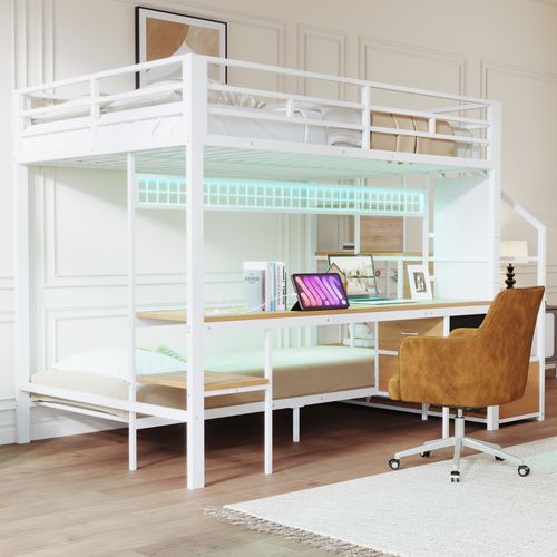 Lit Superpos Avec Bureau Intgr