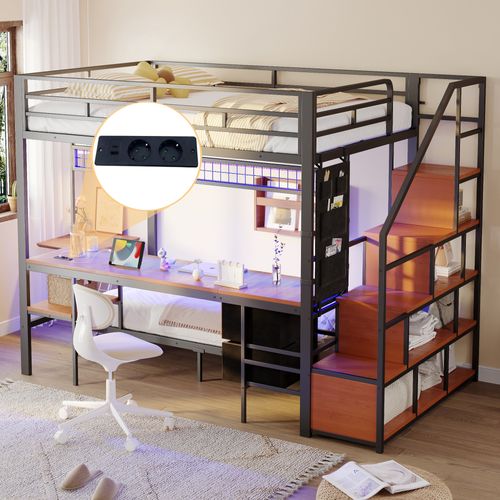 Lit Superpos Avec Bureau Intgr