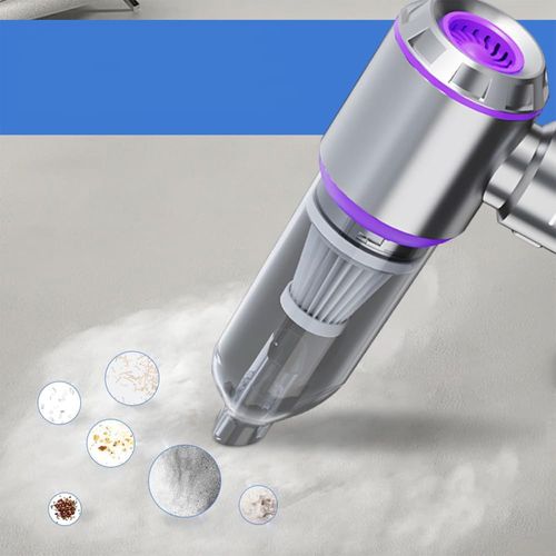 Aspirateur à Main 3-en-1 Sans Fil USB-c 15kpa, Souffleur Et Pompe, Batterie 6000mah