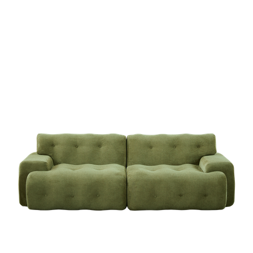 Canapé Compressé 2 Places 224 X 104 Cm - Vert