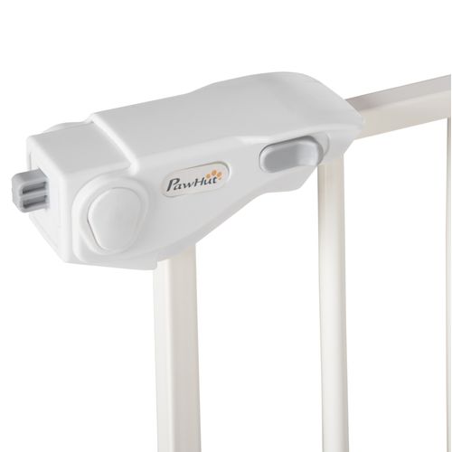 Barrière De Sécurité Fermeture Automatique Plastique Blanc