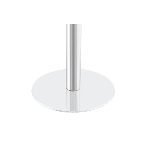 Table D’appoint Ronde Avec Plateau Effet Marbre Et Finition Dorée