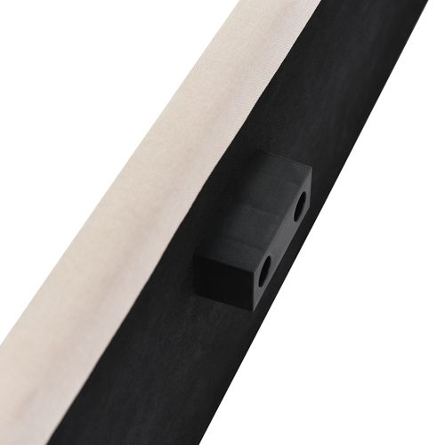 Lit Coffre 160×200 Cm Avec Tête De Lit Rembourrée Et Sommier Relevable, Lin Beige