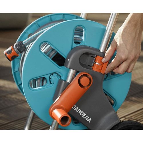 Dévidoir Sur Roues Gardena Cleverroll S Équipé Avec Tuyau - 20 M