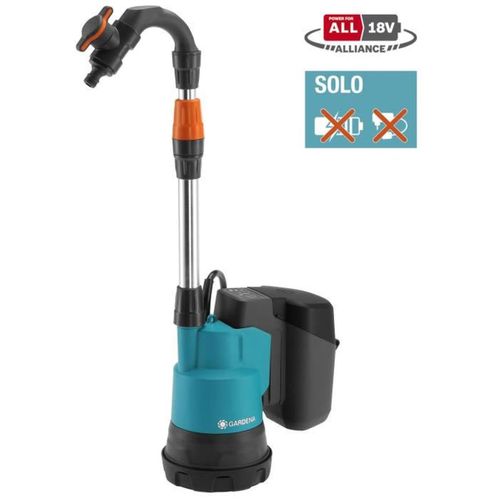 Pompe De Récupérateur D’eau 18 V, 2000 L/h, 3 Modes, Autostop