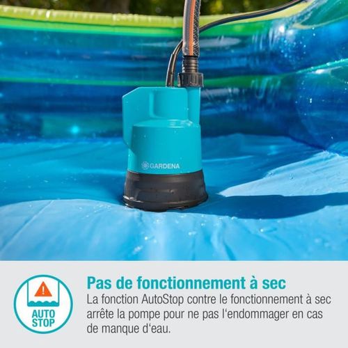 Pompe De Récupérateur D’eau 18 V, 2000 L/h, 3 Modes, Autostop