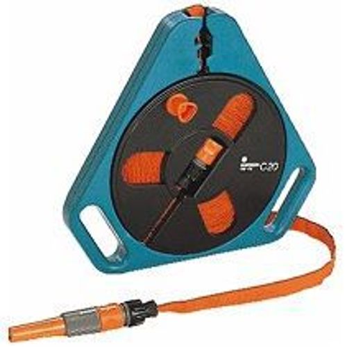 Tuyau Plat Textile Classic 15 En Boîtier-enrouleur - Ø12mm - Pression Max 25 Bar - Garantie 5 Ans