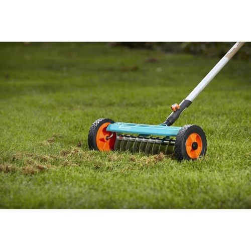 Scarificateur Manuel Sur Roues 32 Cm, Lames Inox Anti-bourrage